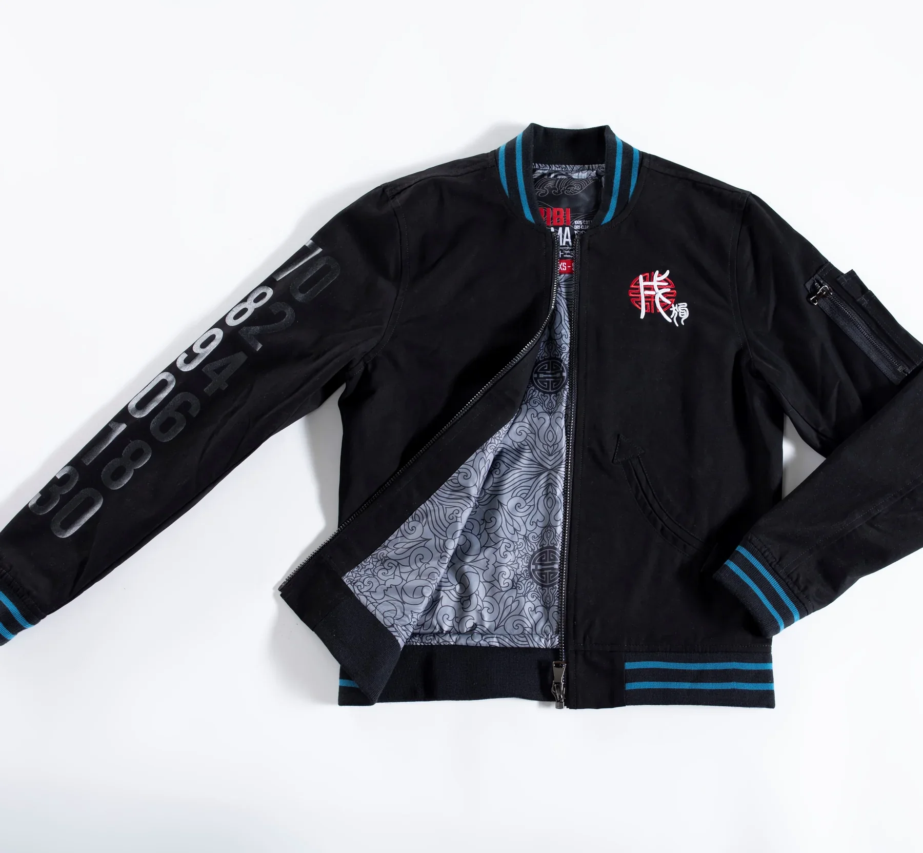 (Goods - Apparel) Bibisama Bomber Jacket Zodiac Bomber - Dog (Black Cotton) - Image 2