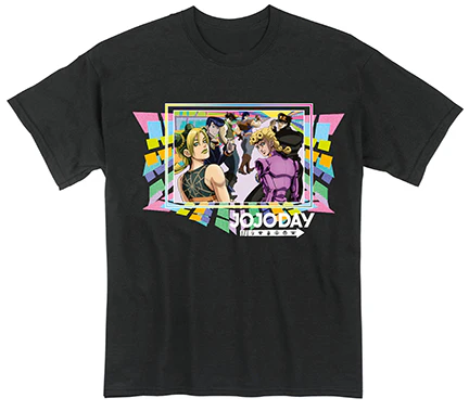 (Goods - T-shirt) Jojo's Bizarre Adventures Black T-shirt M size