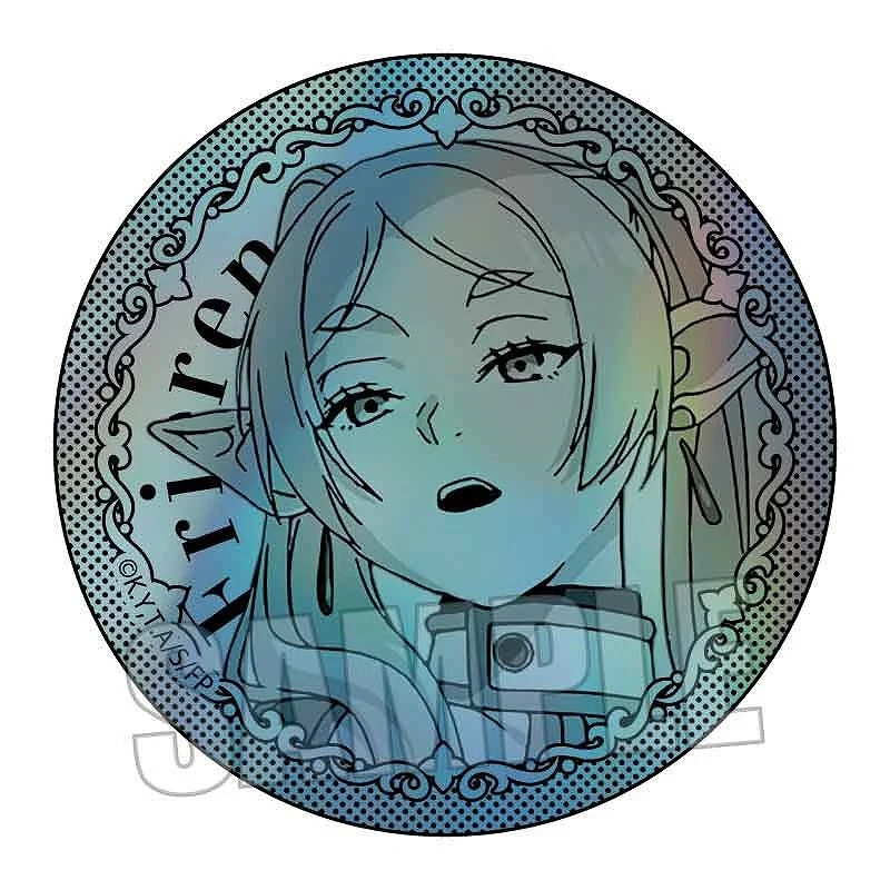 (Goods - Badge) Frieren: Beyond Journey's End Trading Holographic Button Badge (Blind Box -Single) - Image 2