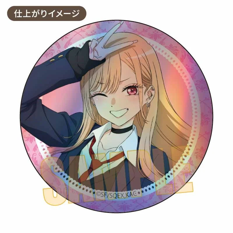 (Goods - Badge) My Dress-Up Darling Trading Holographic Button Badge (Blind Box -Single) - Image 3