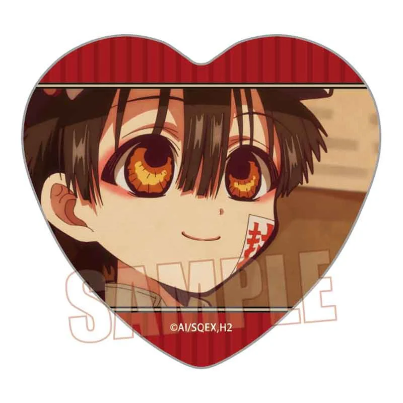 (Goods - Badge) After-School Hanako-Kun Memories Heart Button Badge Part 2 Hanako-Kun C