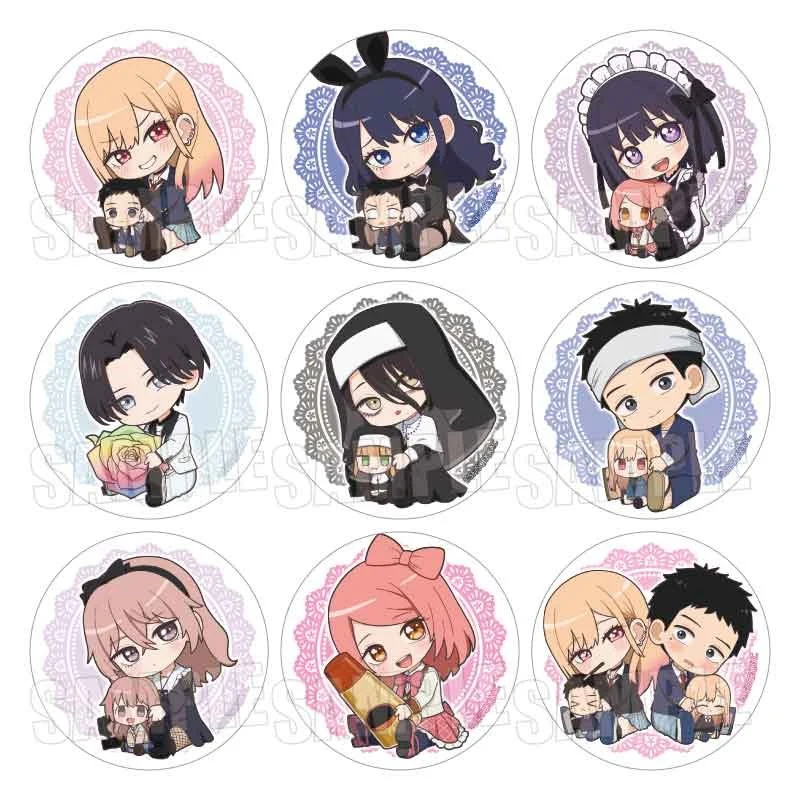 (Goods - Badge) TV Anime - My Dress-Up Darling Season 2 Trading Button Badge Gyugyutto Part2 (Blind Box -Single)