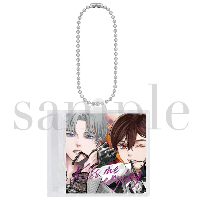 (Goods - Keychain) Kiss me crying CD Shaped Keychain