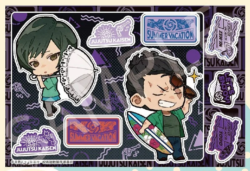 [Jujutsu Kaisen] Sticker Aoi Todo & Mai Zenin Summer Holiday ver.