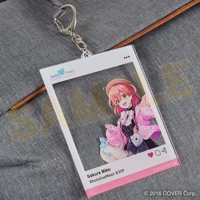[hololive] Meet SNS Style Acrylic Keychain Sakura Miko - Image 3