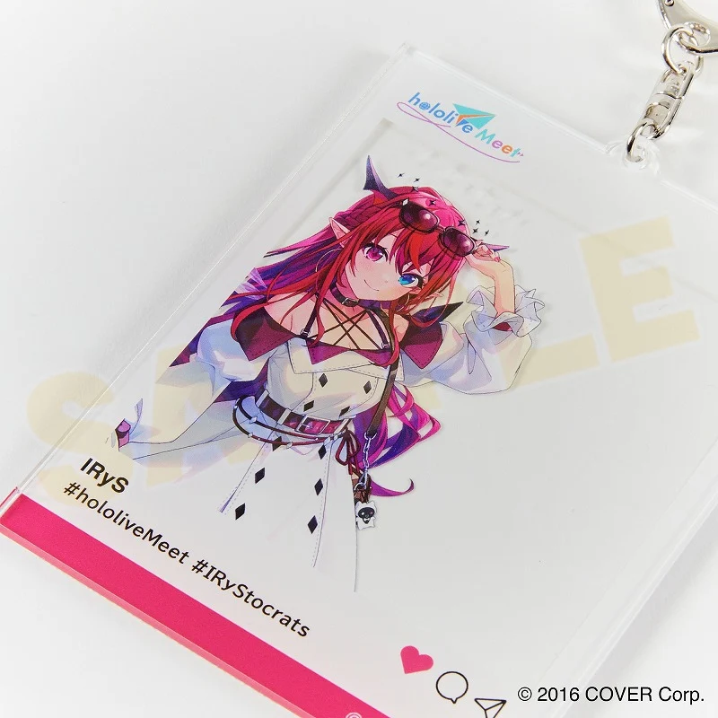 [hololive] Meet SNS Style Acrylic Keychain IRyS - Image 2