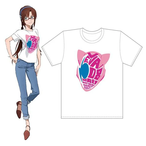 [Evangelion] T-shirt / EvaColle Mari (Helmet) XL
