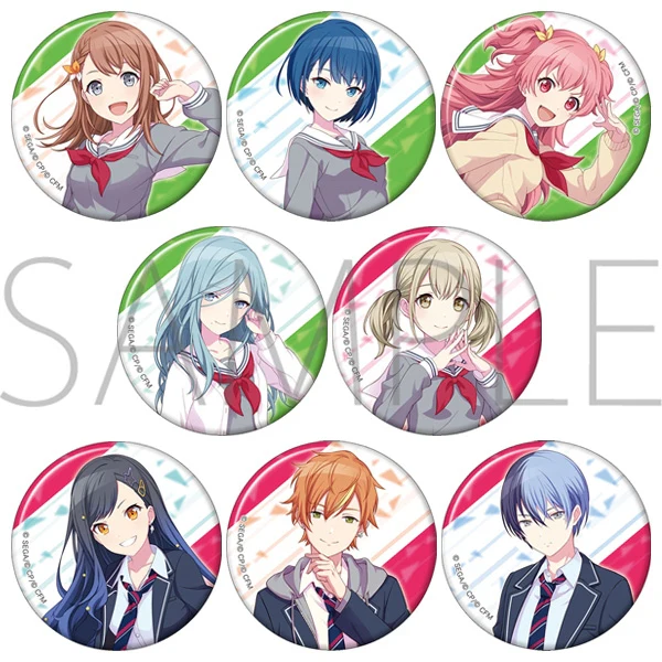 [Hatsune Miku: Colorful Stage!] Chara Badge Collection vol. 2 B (Blind Box -Single)