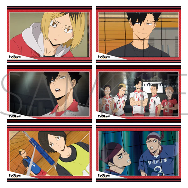 [Haikyu!!] Memories Postcard Set of 6 Nekoma VS Sarukawa Tech