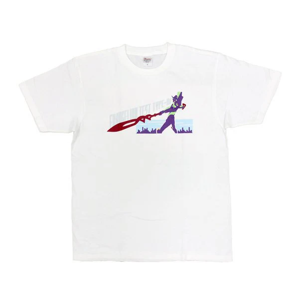 [Evangelion] EVA STORE Original Unit-00 (Spear of Longinus) White T-Shirt XL Size