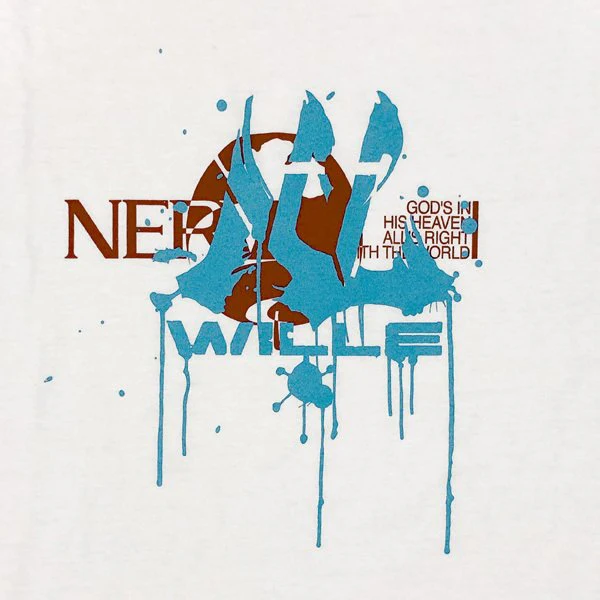 [Evangelion] EVA STORE Original WILLE (Paint) White T-Shirt XL Size - Image 2
