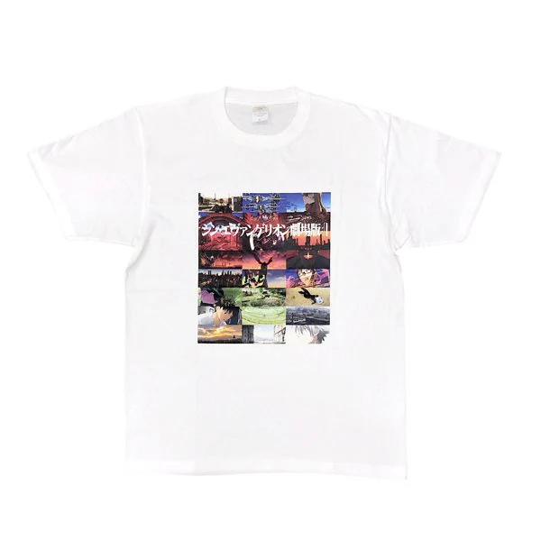 [Evangelion] EVA STORE Original Anime Still Assembly T-Shirt L Size