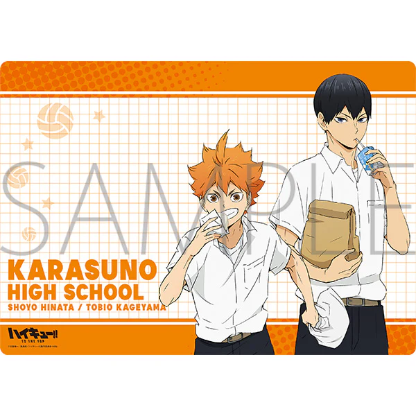 [Haikyu!!] Desk Mat Lunch Break Karasuno High