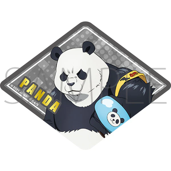 [Jujutsu Kaisen] Foil Embossed Travel Sticker / Panda