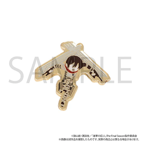 [Attack on Titan] Pins Collection/Yuru Palette (Blind Box -Single) - Image 4