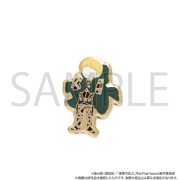 [Attack on Titan] Pins Collection/Yuru Palette (Blind Box -Single) - Image 5