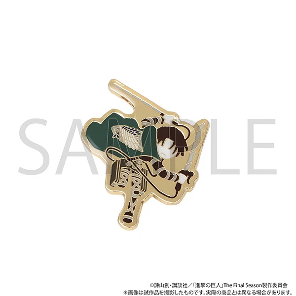 [Attack on Titan] Pins Collection/Yuru Palette (Blind Box -Single) - Image 6