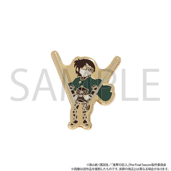 [Attack on Titan] Pins Collection/Yuru Palette (Blind Box -Single) - Image 7