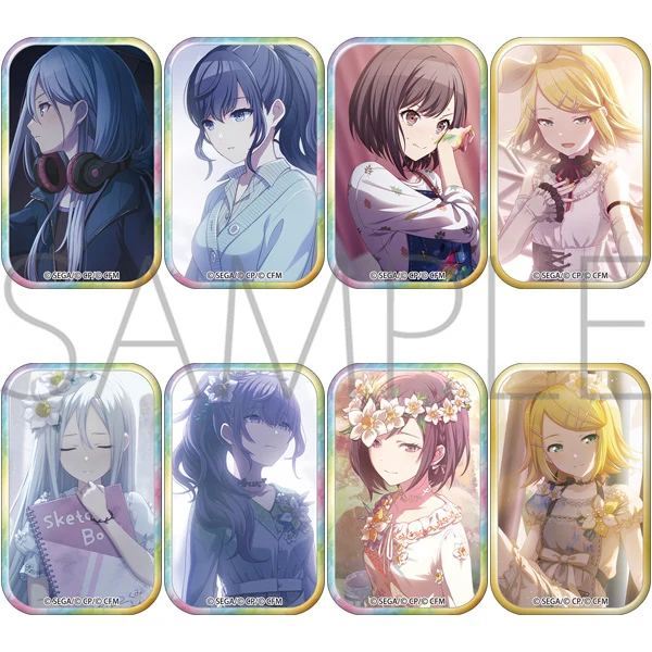 [Hatsune Miku: Colorful Stage!] Square Badge / vol. 7 C (Blind Box -Single)