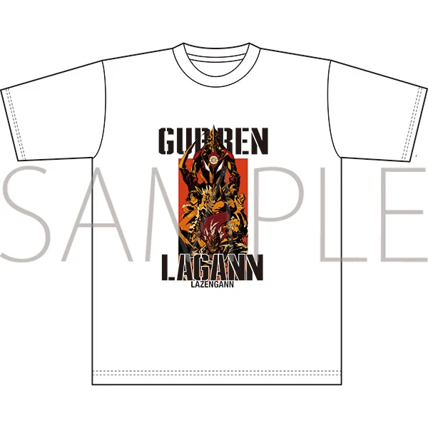 [Gurren Lagann] Loose Silhouette T-shirt / Lordgenome & Four Supreme Generals & Lazengann
