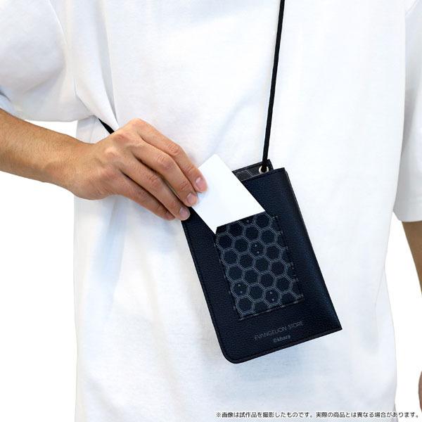 [Evangelion] EVA STORE Synthetic Leather Pouch w/ Card Case / NERV - Image 3