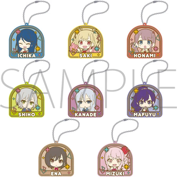 [Hatsune Miku: Colorful Stage!] Rubber Keychain Collection / Stamp Ver. A (Blind Box -Single)