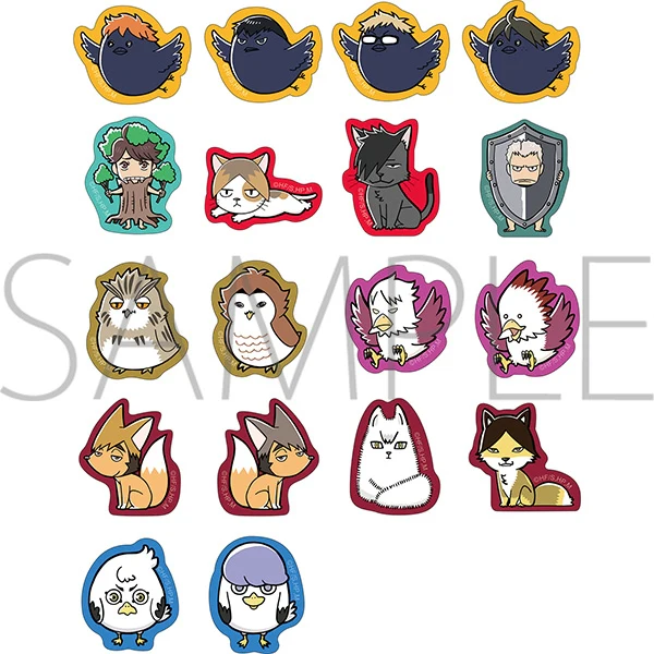 [Haikyu!!] Flake Stickers