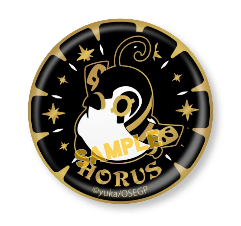 [Oh, Suddenly Egyptian God] Metallic Badge Collection (Blind Box -Single) - Image 2