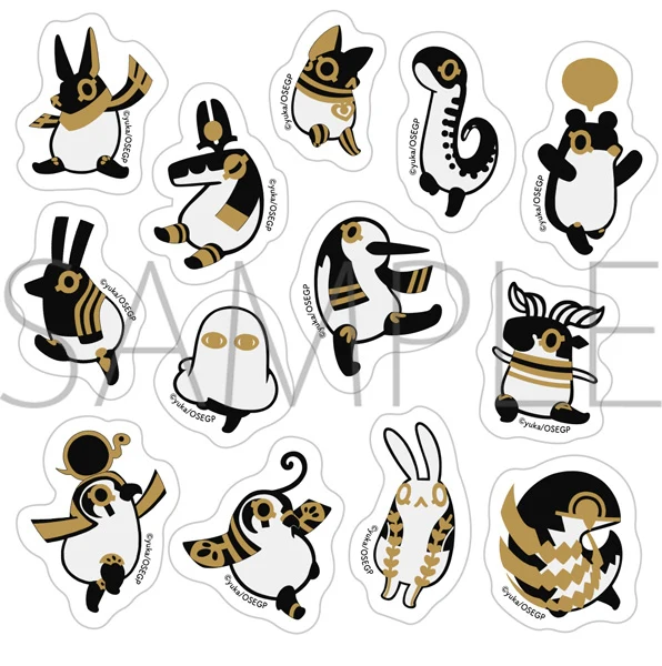 [Oh, Suddenly Egyptian God] Flake Sticker/Pose B - Image 2