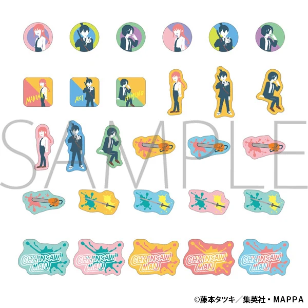 [Chainsaw Man] Flake Sticker B Yuru Palette - Image 2