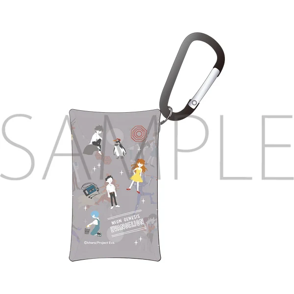 [Evangelion] Clear Case W/Carabiner Yuru Palette - Image 3