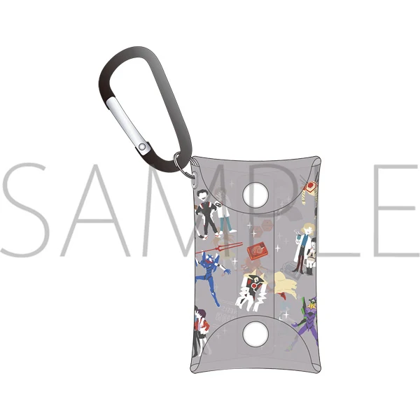 [Evangelion] Clear Case W/Carabiner Yuru Palette - Image 4