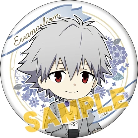 [Evangelion] Chara Badge Collection /Chibi (Blind Box -Single) - Image 2
