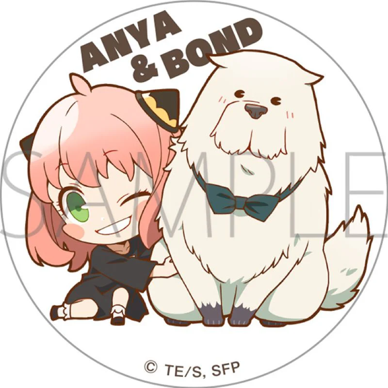 [SPY x FAMILY] Can Badge Set Kutsurogi Forger Family - Image 4