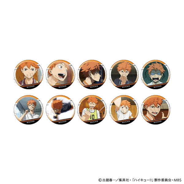 [Haikyu!!] Trading Can Badge / Shoyo Hinata (Blind Box -Single)