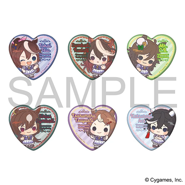 [Uma Musume Pretty Derby] Heart-shaped Character Badge Collection Vol. 4 (Blind Box -Singles)