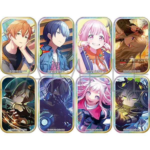 [Hatsune Miku: Colorful Stage!] Square Badge Collection / vol. 25 A (Blind Box -Single)