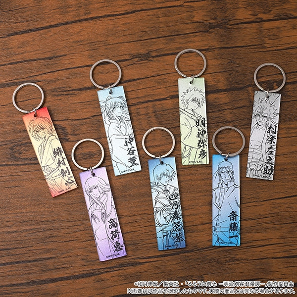 [Rurouni Kenshin] Metal Acrylic Keychain Aoshi Shinomori - Image 3