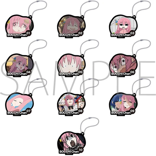 [BOCCHI THE ROCK!] Bocchi-Chan Many Faces Acrylic Keychain Collection (Blind Box -Single) - Image 3