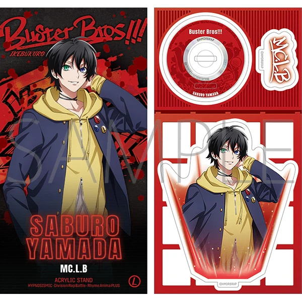 (Goods - Acrylic Stand) [Hypnosis Mic] Rhyme Anima + CD Style Acrylic Stand / Saburo Yamada - Image 2