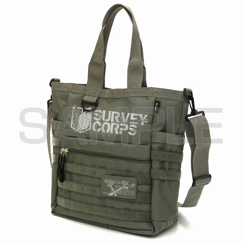 [Attack on Titan] Survey Corps Tactical Tote Bag / RANGER GREEN