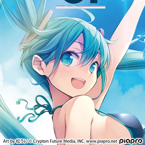 [Piapro Characters] HATSUNE MIKU Big Towel Art by MATSUUNI - Image 2