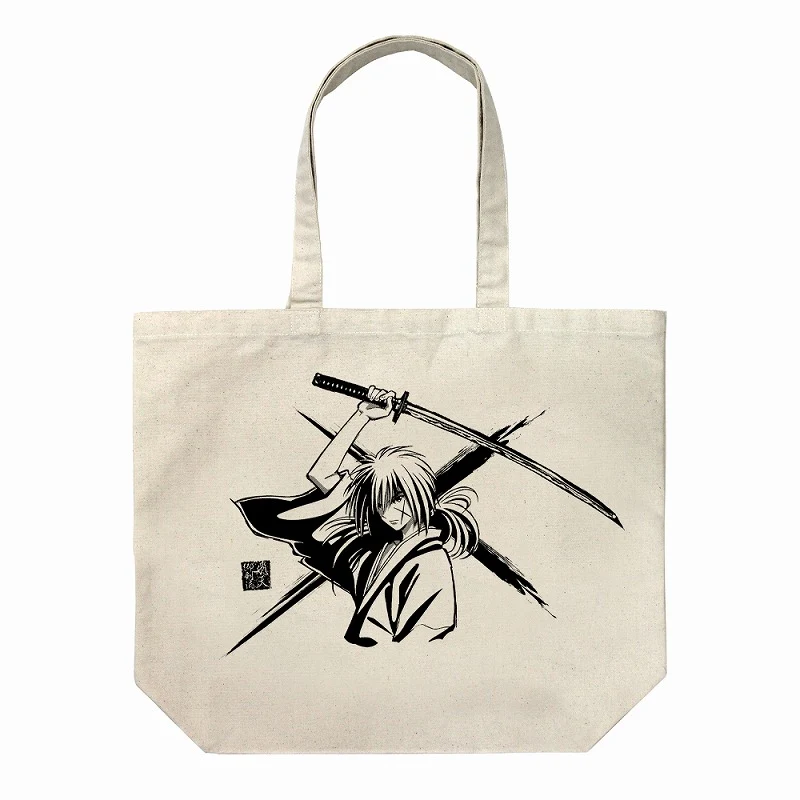 [Rurouni Kenshin] Kenshin Himura Large Tote / NATURAL