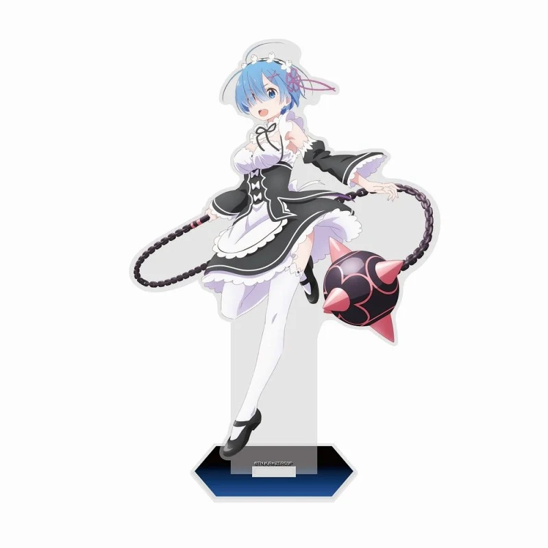 (Goods - Stand Pop) Re: Zero Starting - Life in Another World Rem & Morning Star Big Acrylic Stand