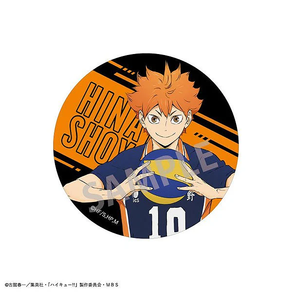 [Haikyu!!] Holographic Button Badge (Regular Proportions) Shoyo Hinata