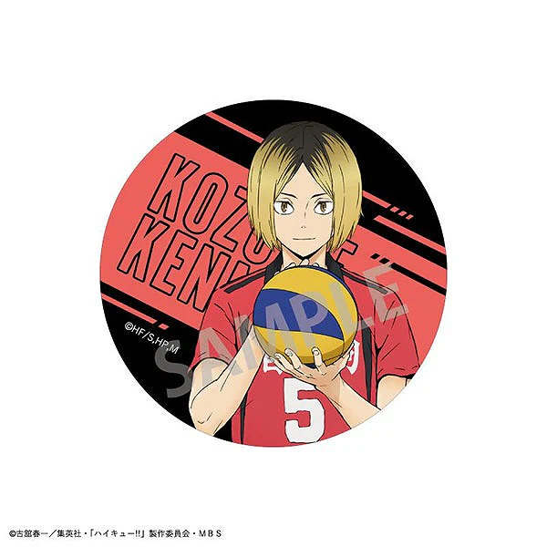 [Haikyu!!] Holographic Button Badge (Regular Proportions) Kenma Kozume
