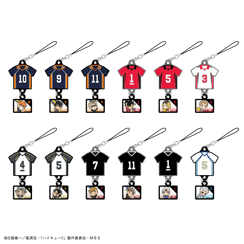 [Haikyu!!] Trading Rubber Strap (Blind Box -Single)