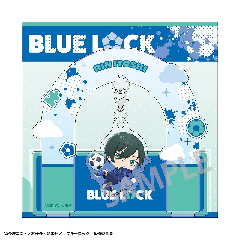 (Goods - Acrylic Stand) [Blue Lock] Dangling Acrylic Stand Rin Itoshi/Okkochi - Image 2