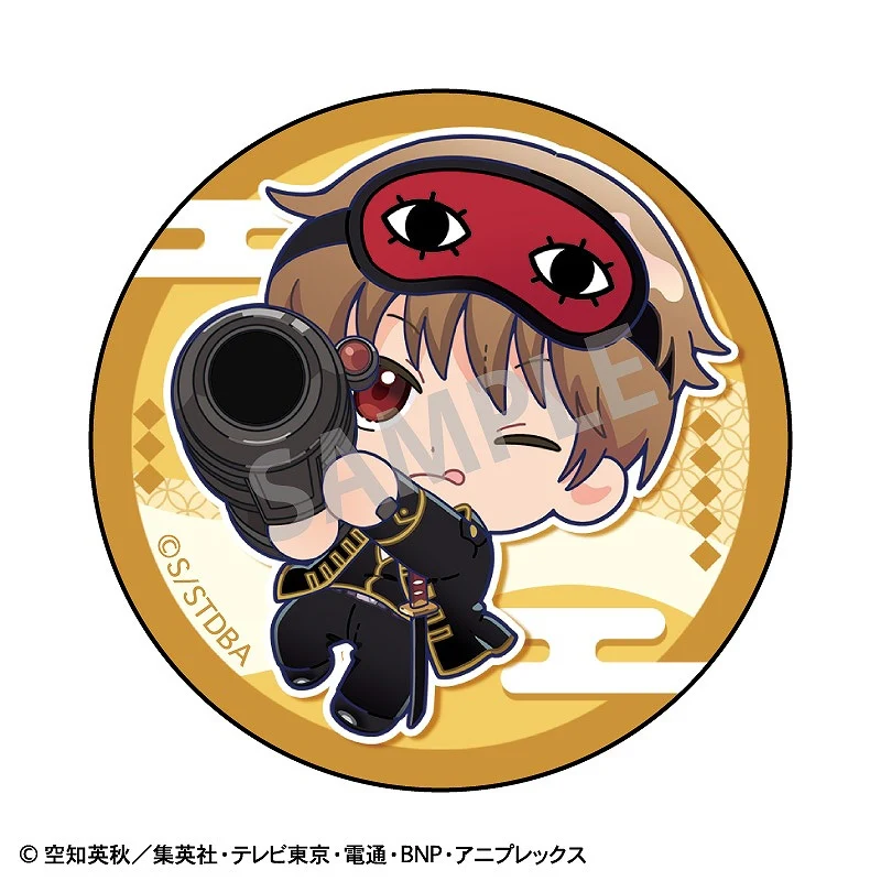 (Goods - Badge) Gintama Trading Button Badge/Okkochi