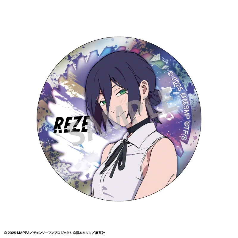 (Goods - Badge) Chainsaw Man The Movie: Reze Arc Trading Metallic Button Badge / Reze Arc (Blind Box -Single) - Image 3